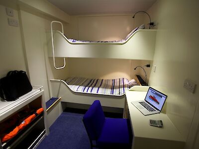 Dedicated working areas in each cabin